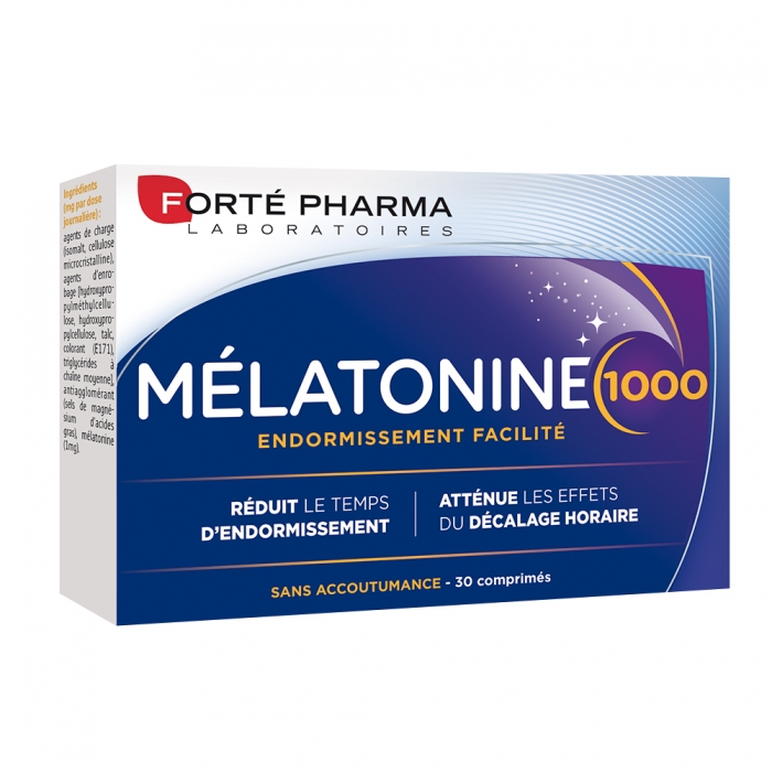 Trastornos del sueño Melatonine 1000 Forte Pharma 